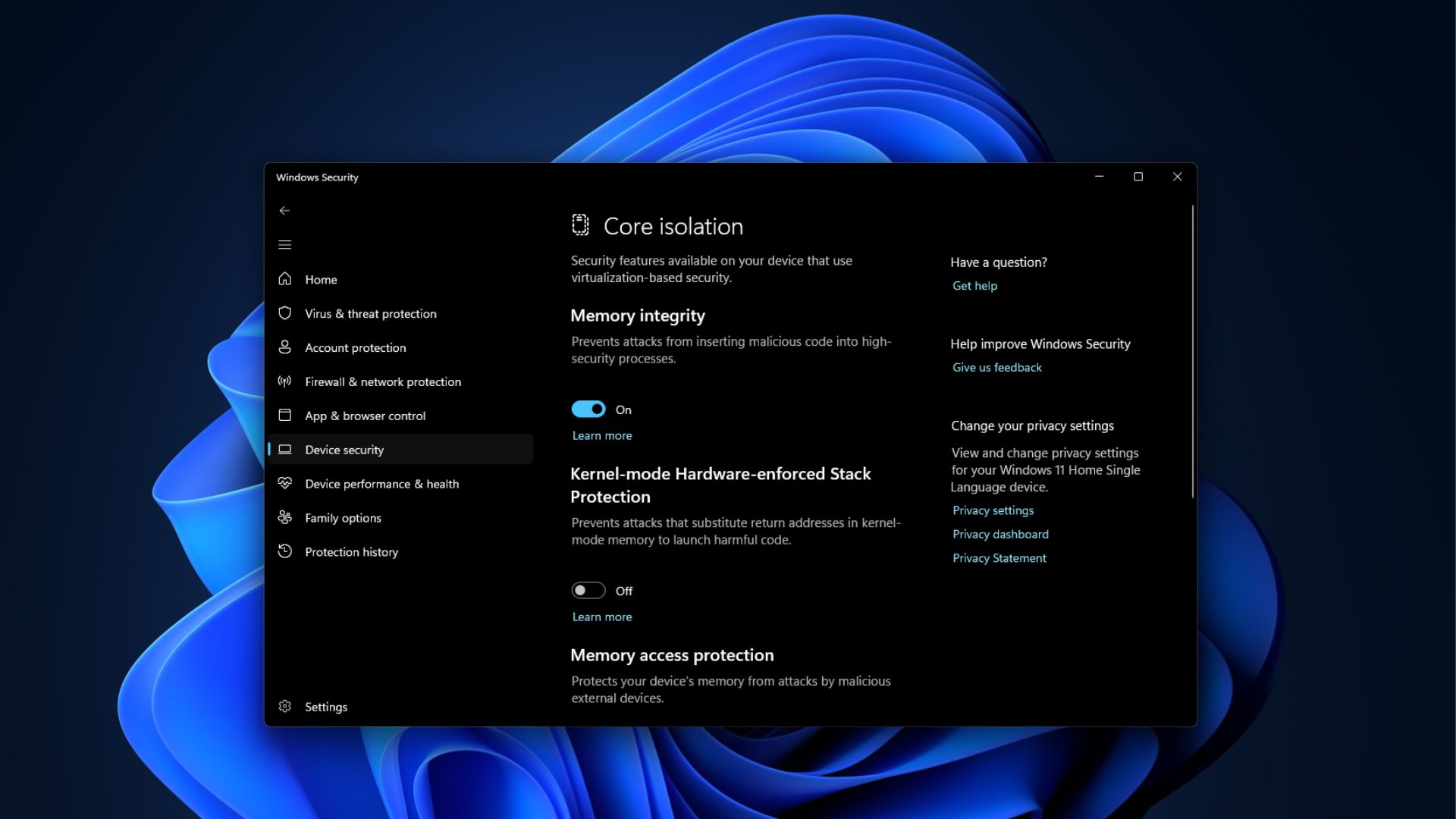 Windows 11 Will Enable Memory Integrity on More PCs Starting in October 2026