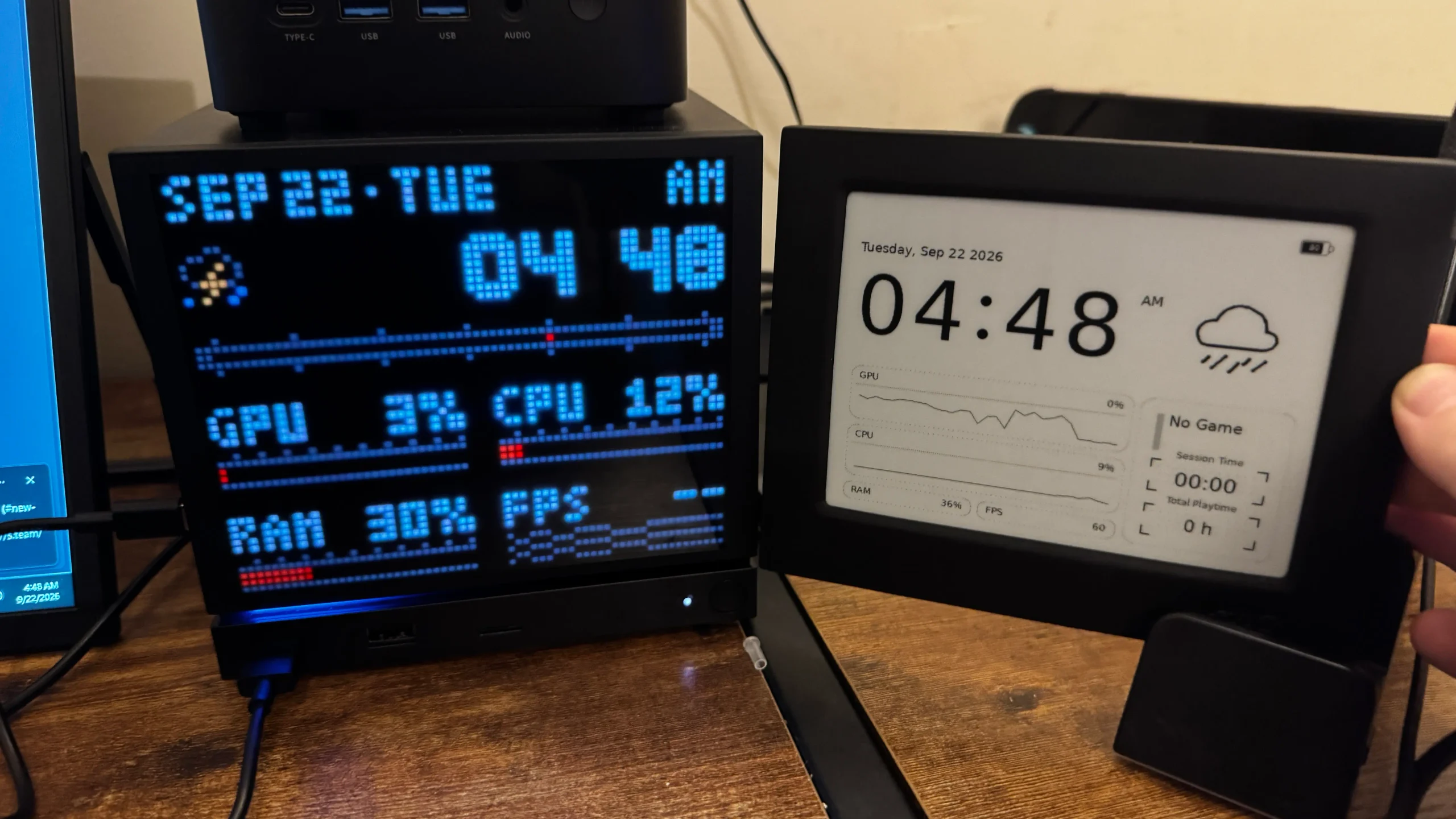 JSAUX Steam Machine Faceplates Add E Ink and Dot Matrix Displays With Custom Modules