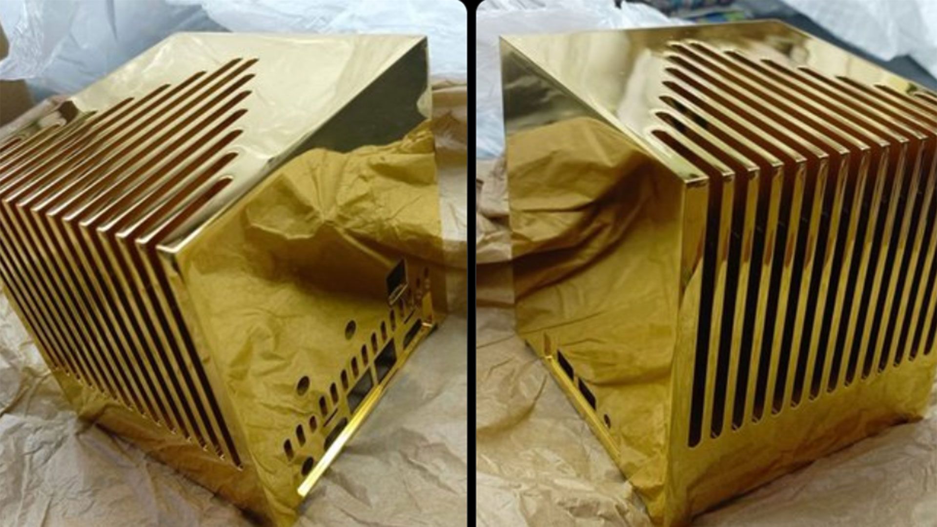 $1.7 Million Mini PC Uses a 24-Carat Gold Chassis and Weighs Nearly 29 Pounds