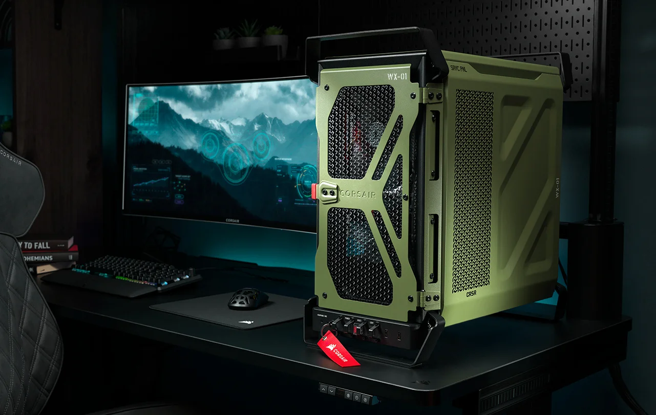 Corsair Warthog PC Case Brings Military Styling and Massive Airflow for $179