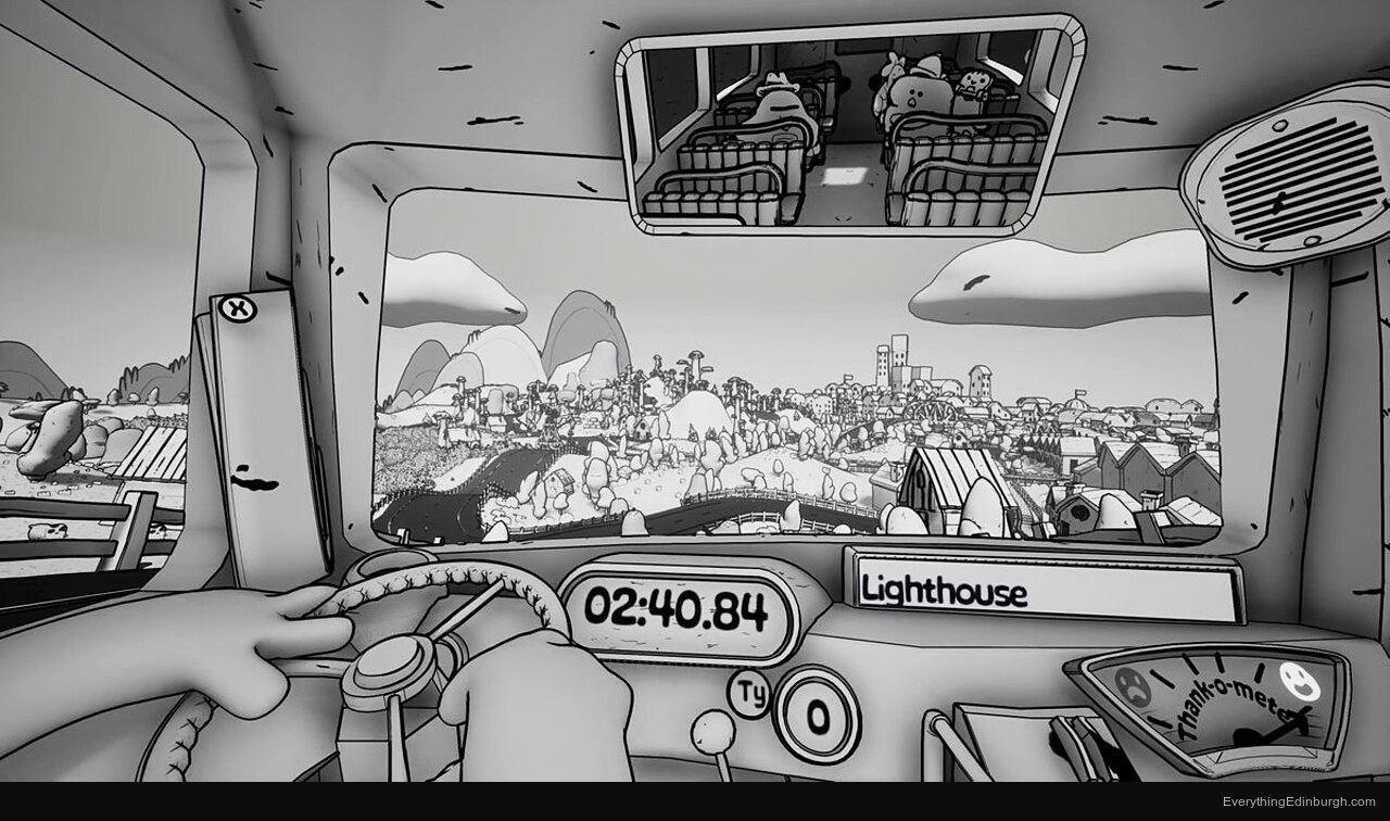 Double Fine Reveals Thank You Bus Driver as Its First Game After Leaving Xbox