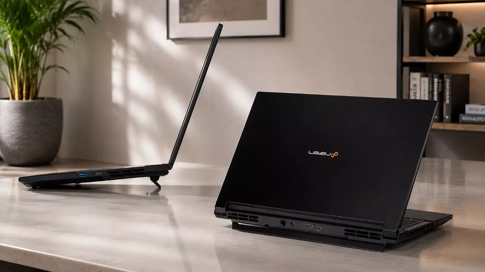 Iiyama RTX 5060 Gaming Laptop Uses a Built In Stand to Improve Cooling