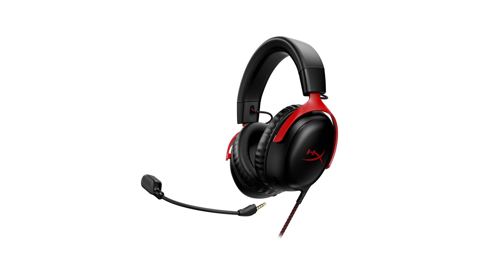 HyperX Cloud III Black-Red headset side angle