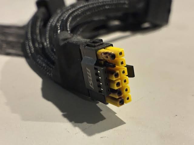 RTX 5090 Owner Reports Severe 16 Pin Connector Damage After Light Gaming