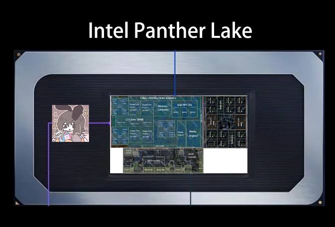 Intel Panther Lake Die Shots Reveal 18A Compute Tile Layout in Detail