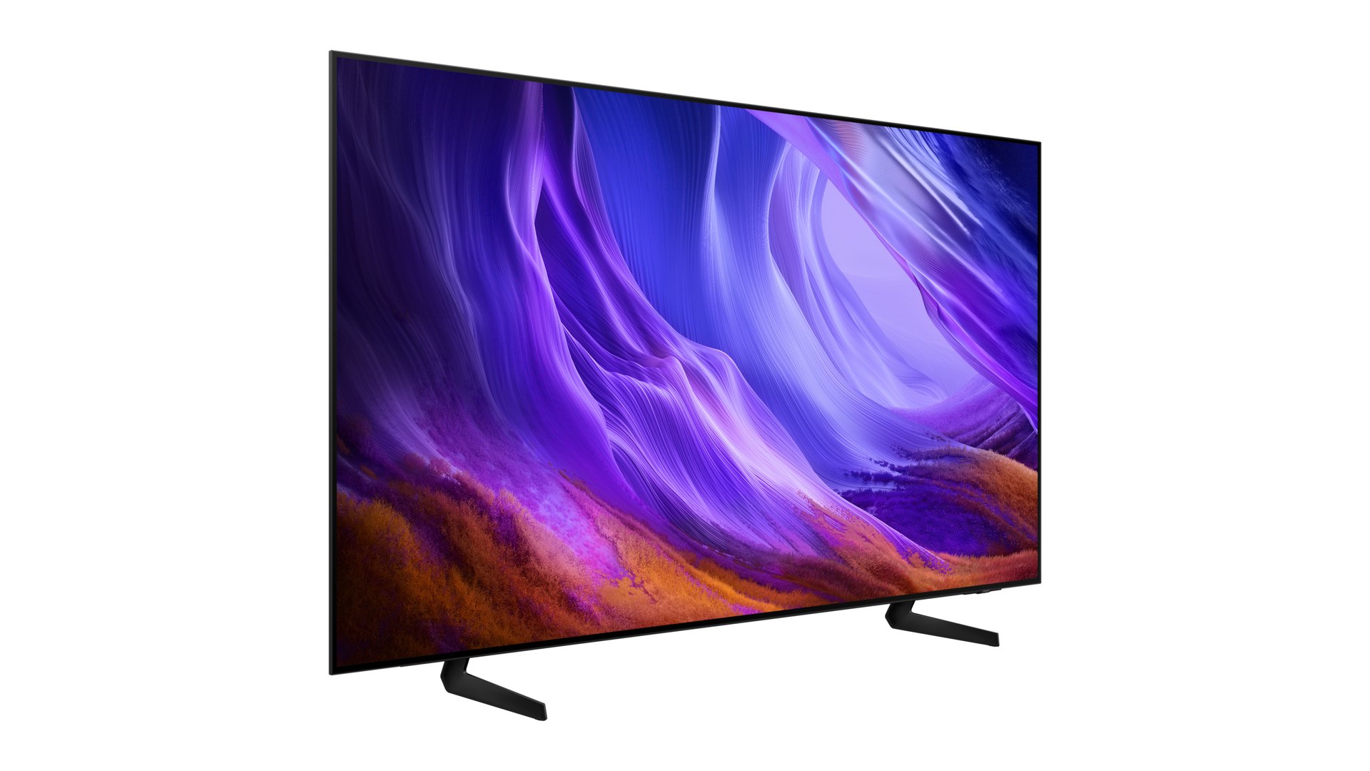 Samsung S85H OLED TV angled side view
