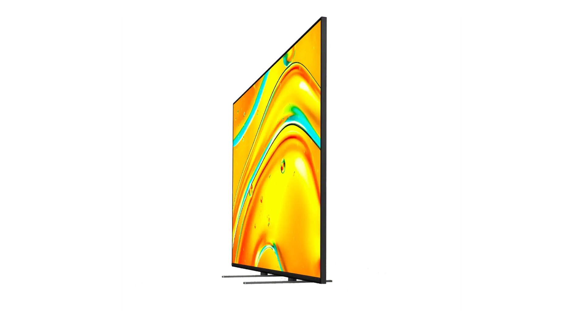 Side profile of the Sony BRAVIA 5 65-inch TV showing its slim panel