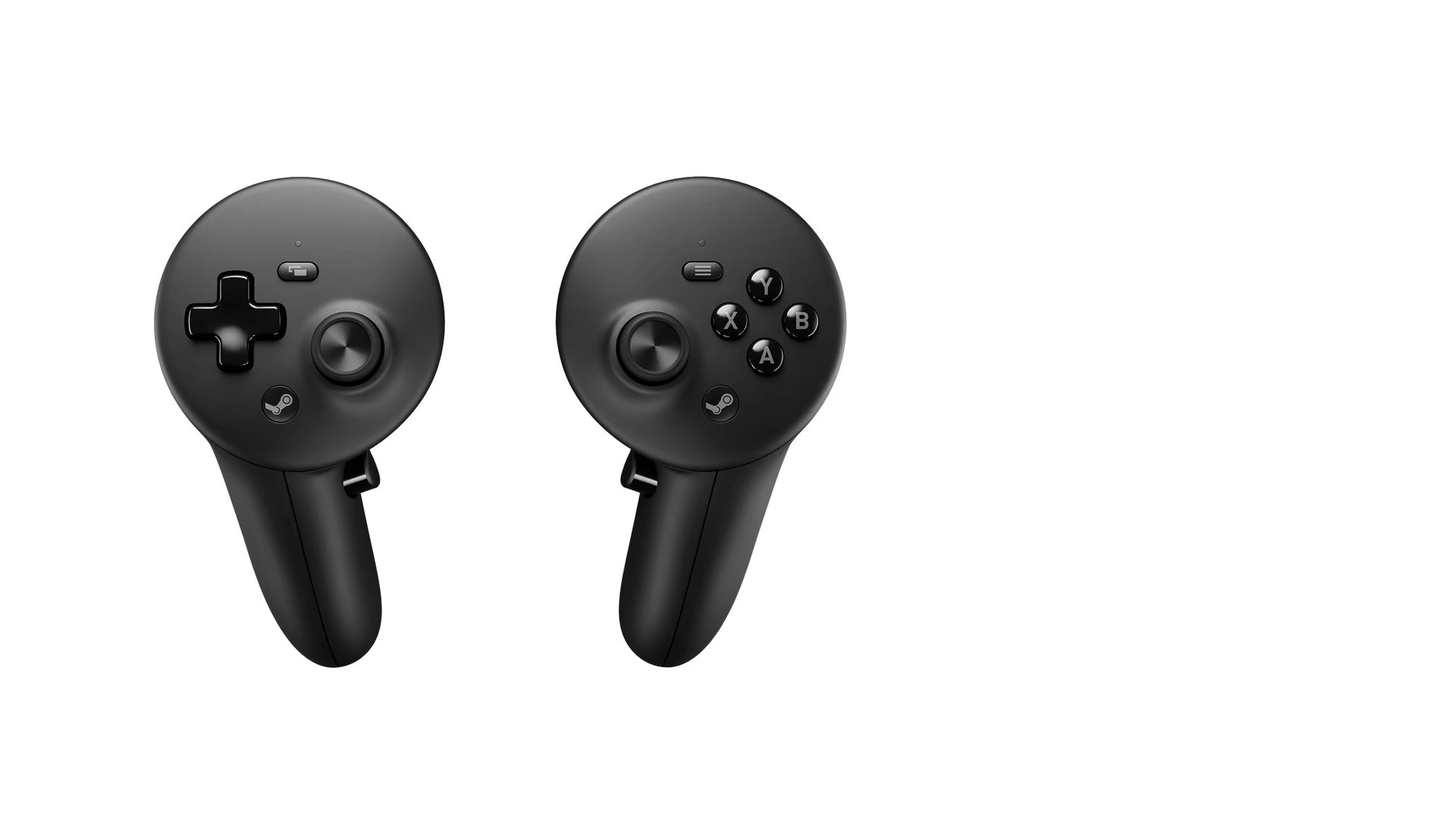 Two Steam Frame wireless controllers