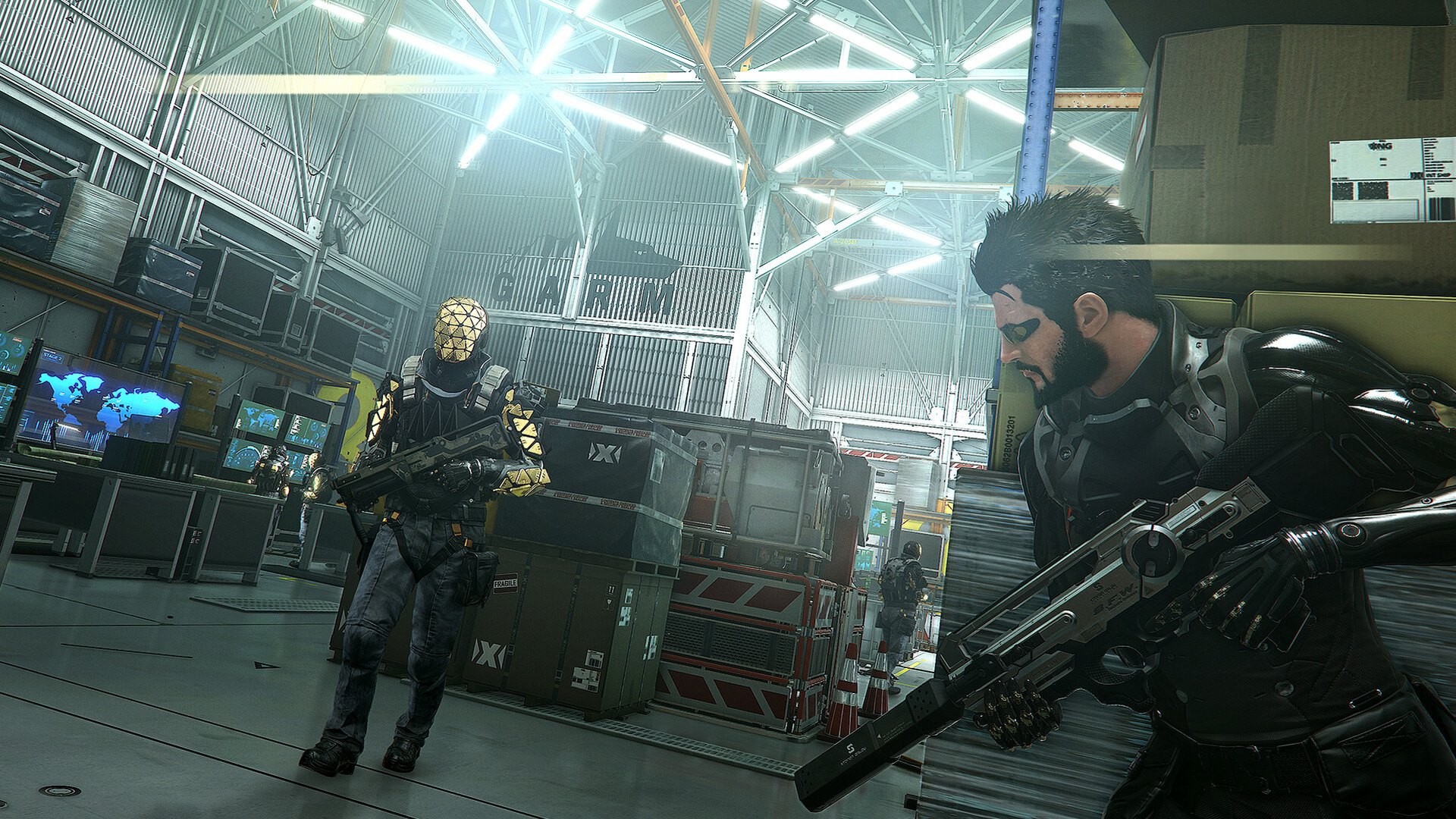 Screenshot from Deus Ex: Mankind Divided on the Steam store