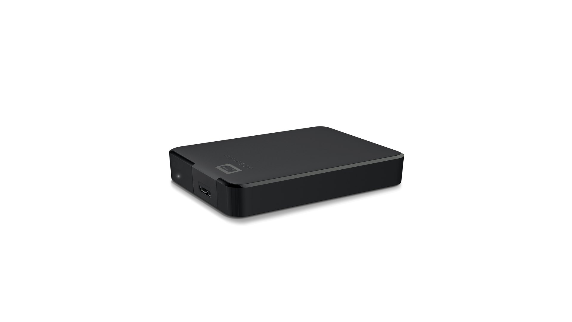 WD Elements Portable hard drive lying flat