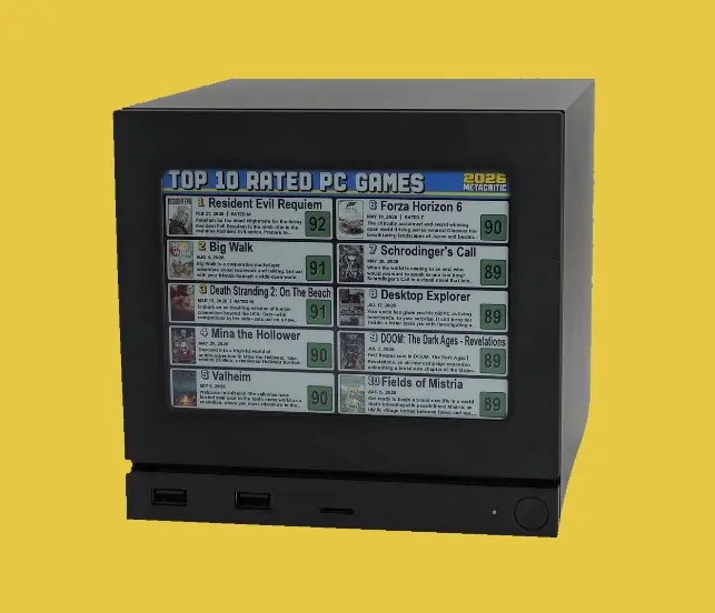 Peekpal Adds a Color E Ink Display to the Steam Machine With a $79 Kickstarter Price