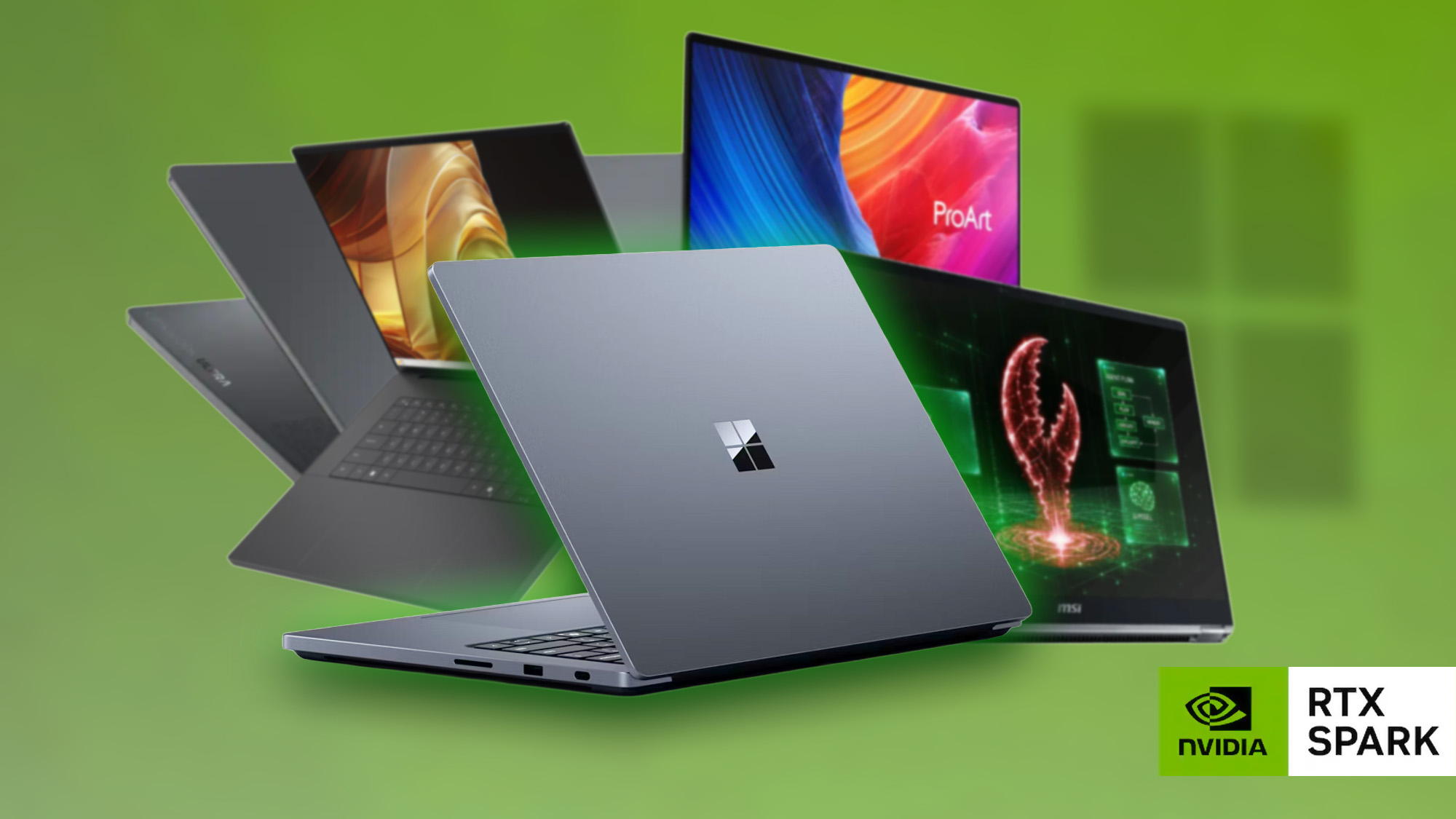 RTX Spark Laptops Launch From $2,999 With Surface Laptop Ultra and Lenovo Pro 9n Options