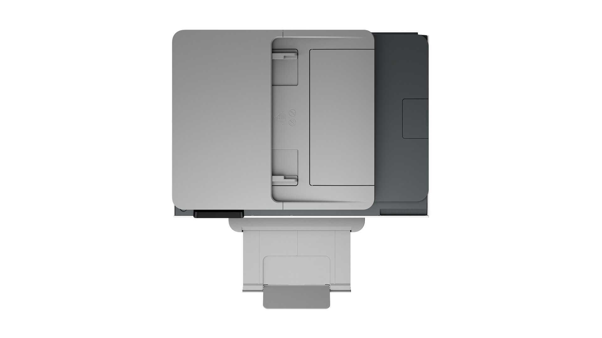 Rear view of the HP OfficeJet Pro 8125 showing its wired ports