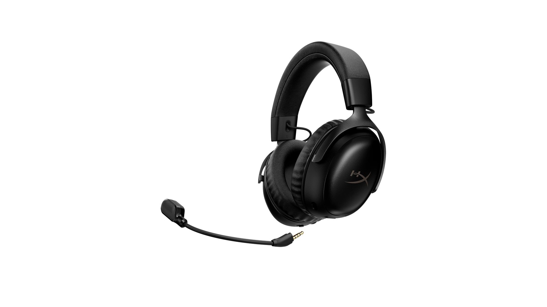 Black Cloud III S Wireless headset with its detachable boom microphone unplugged
