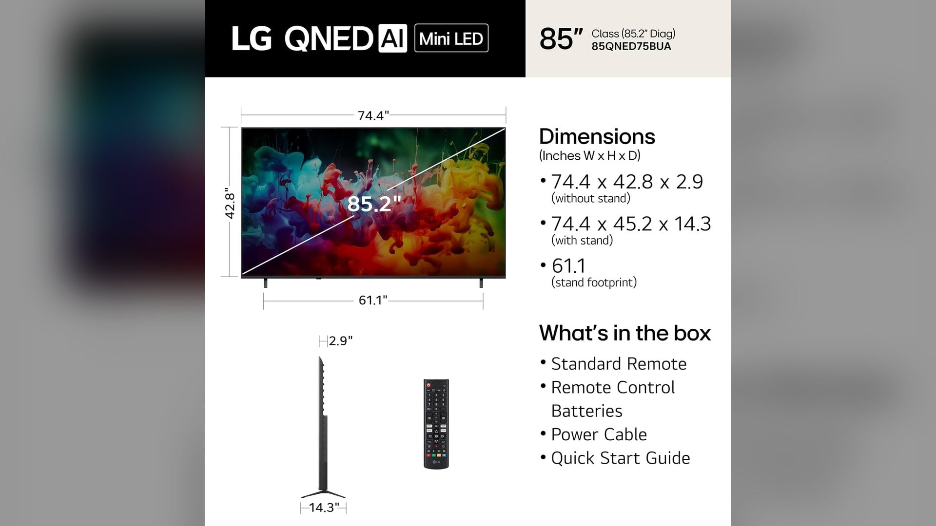 LG 85-Inch Mini LED TV Drops to $899.96 at Amazon as Two Samsung Neo QLEDs Also Fall
