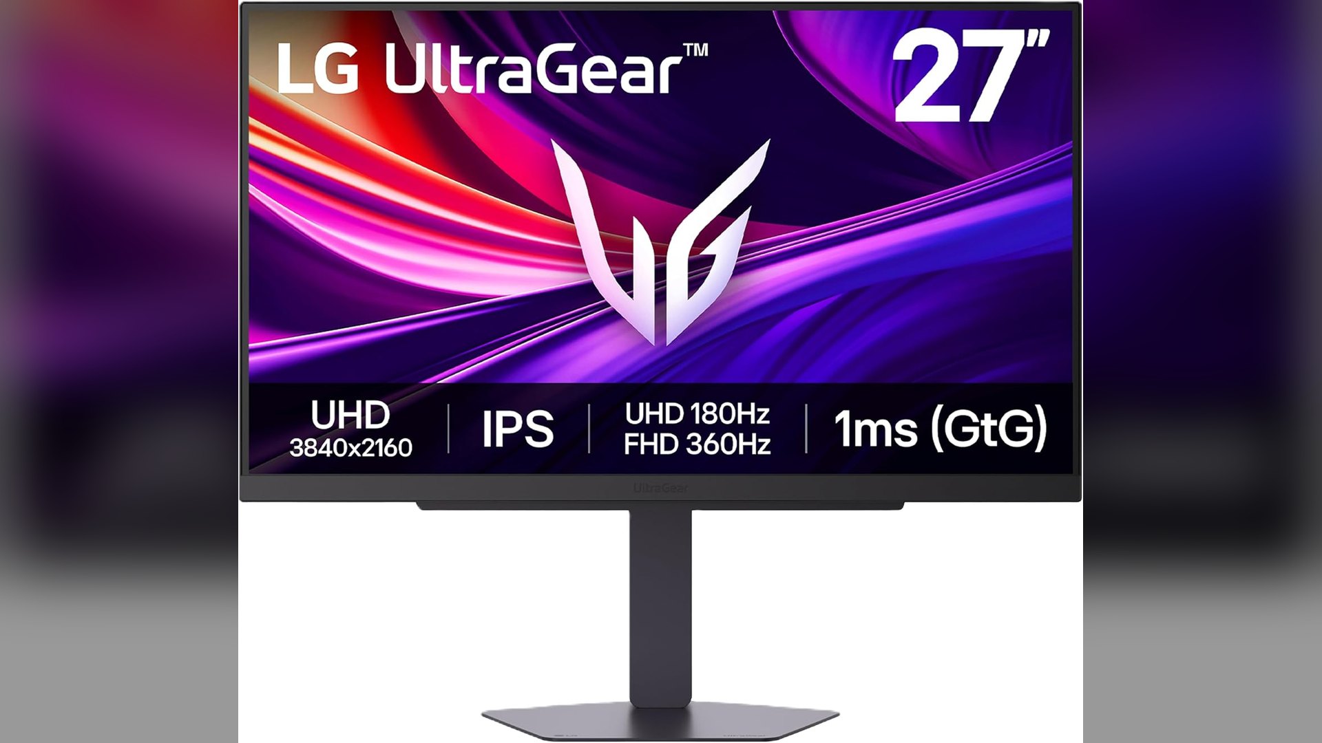 LG UltraGear 27G810A-B Switches Between 4K 180Hz and FHD 360Hz, $334.99 With Prime on Amazon