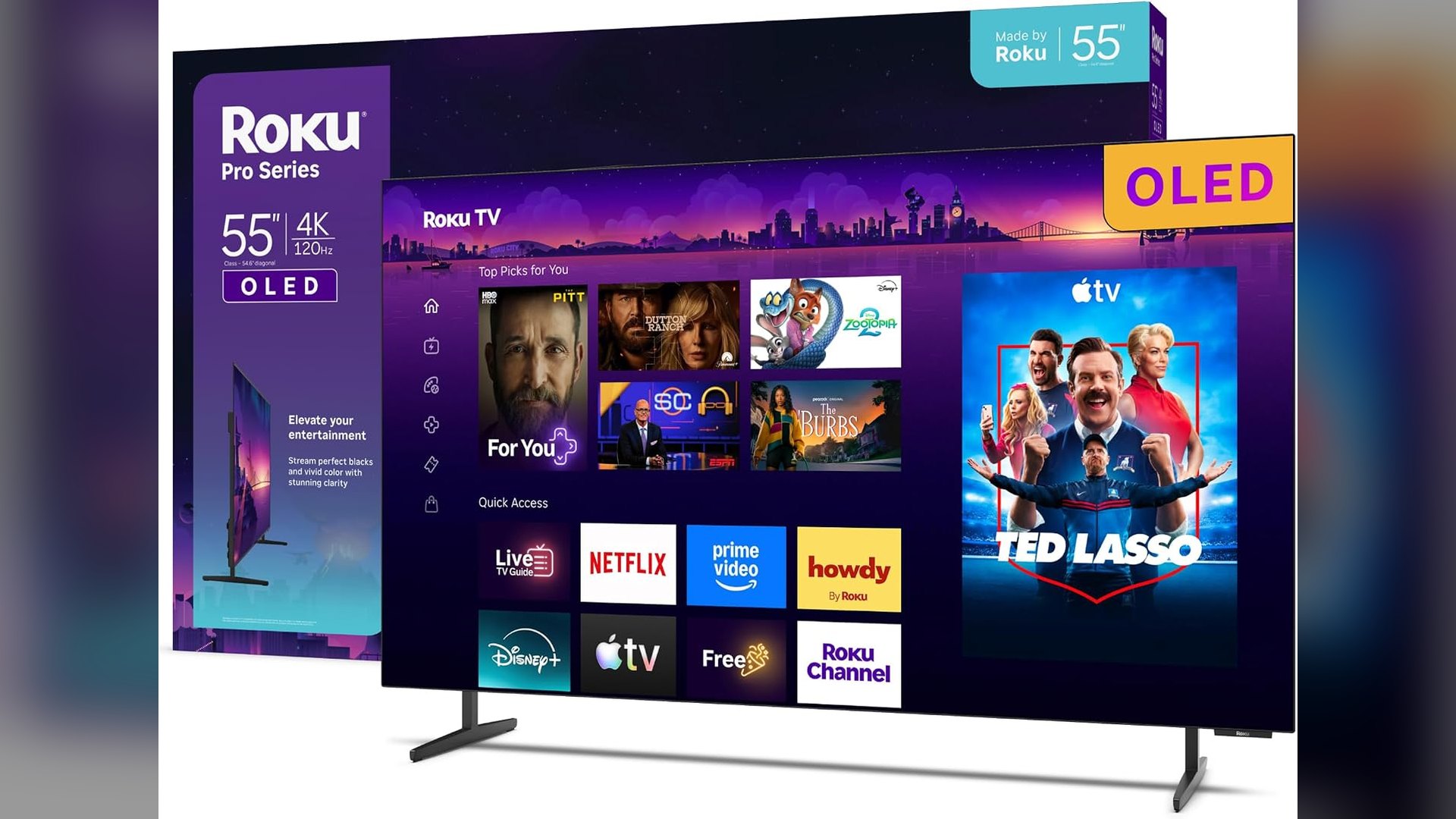 Roku 55-Inch Pro Series OLED TV Drops to $699.99 for Amazon Prime Members