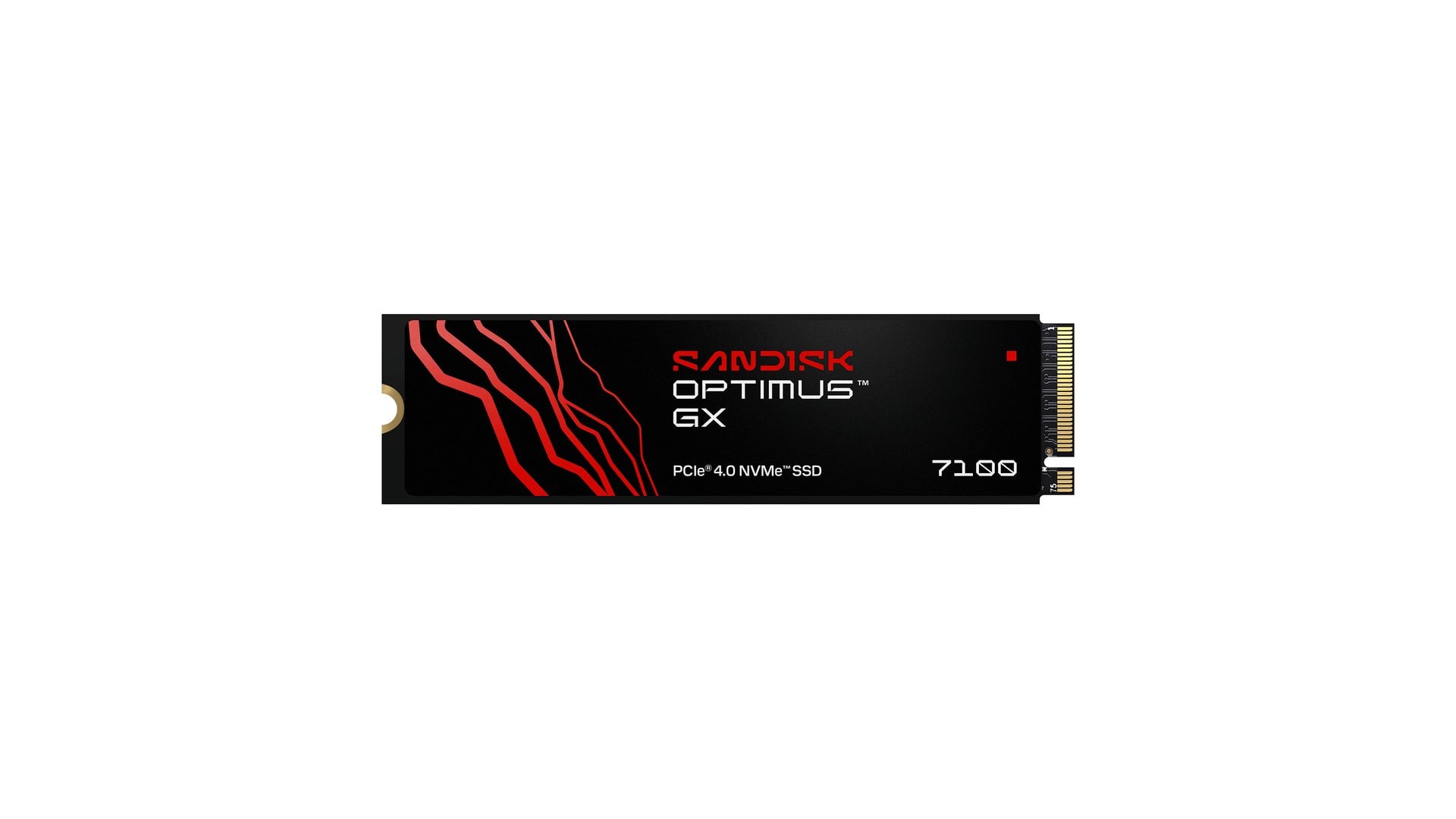 SanDisk Optimus GX 7100 M.2 2280 SSD front on