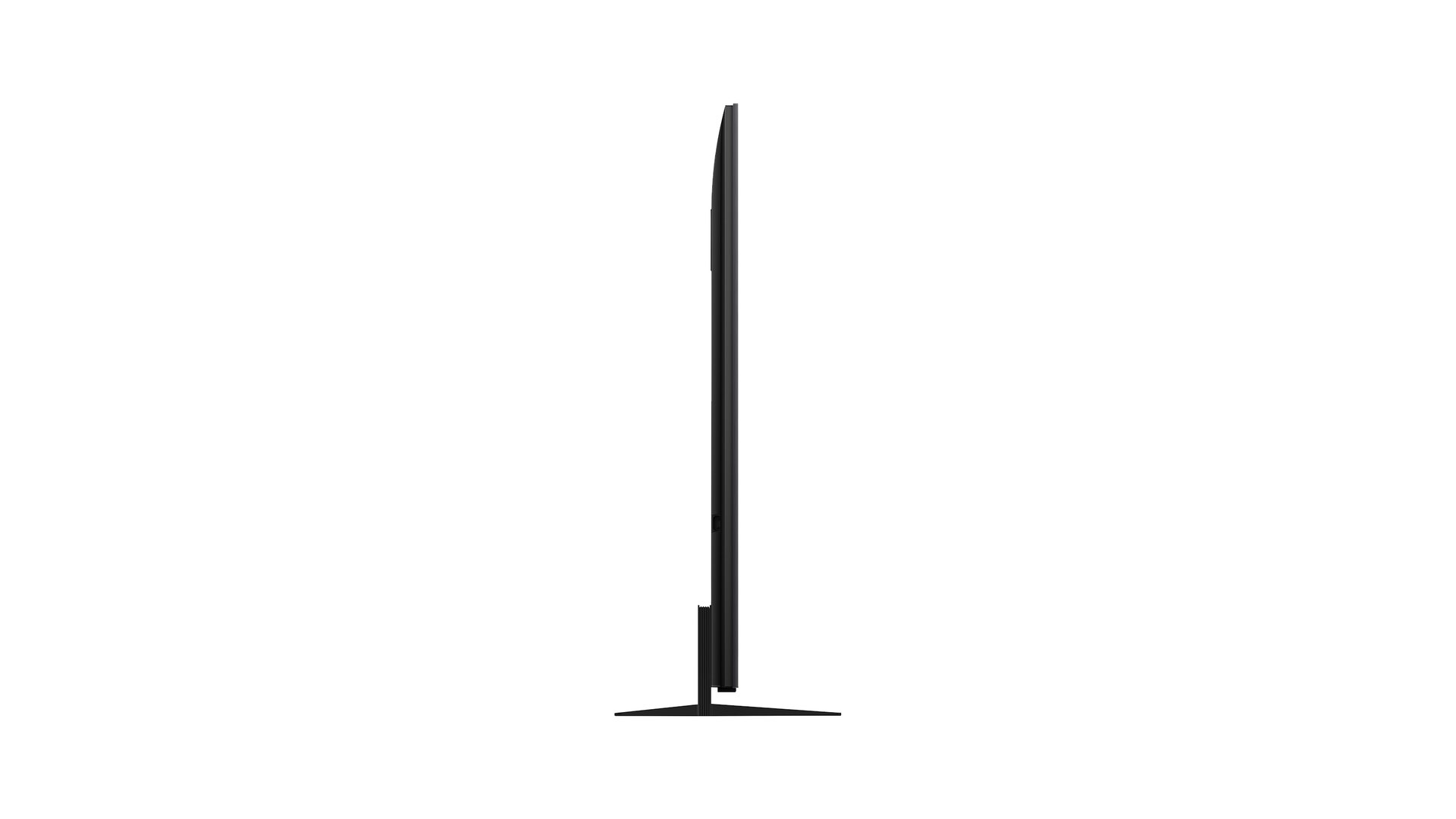 Side profile of the TCL 65-inch QM7L showing its panel depth